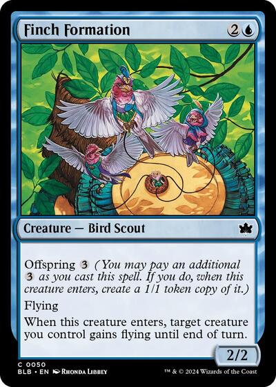 Finch Formation (Bloomburrow) Near Mint Foil