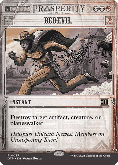 Bedevil (Outlaws of Thunder Junction: Breaking News) Near Mint