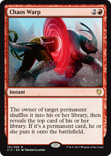 Chaos Warp (Commander 2017) Light Play