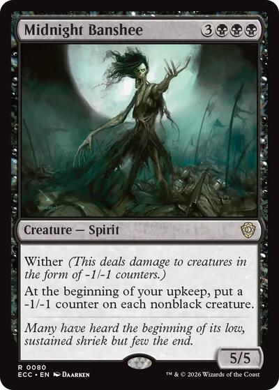 Midnight Banshee (Commander: Lorwyn Eclipsed) Near Mint