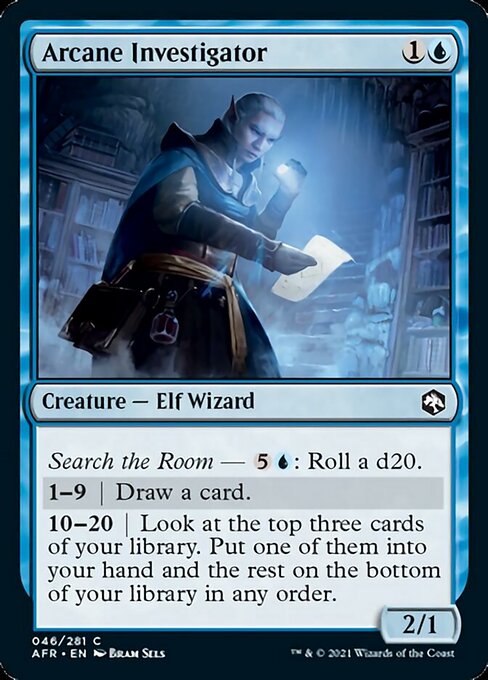 Arcane Investigator (Adventures in the Forgotten Realms) Light Play Foil