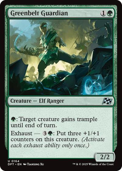 Greenbelt Guardian (Aetherdrift) Light Play Foil