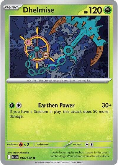 Dhelmise (ME01: Mega Evolution) Near Mint Reverse Holofoil