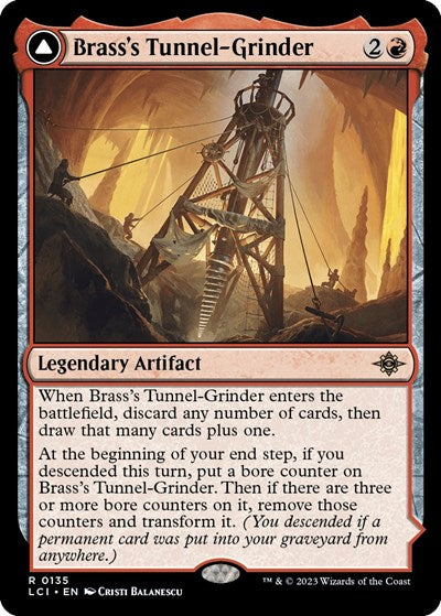 Brass's Tunnel-Grinder (The Lost Caverns of Ixalan) Near Mint Foil