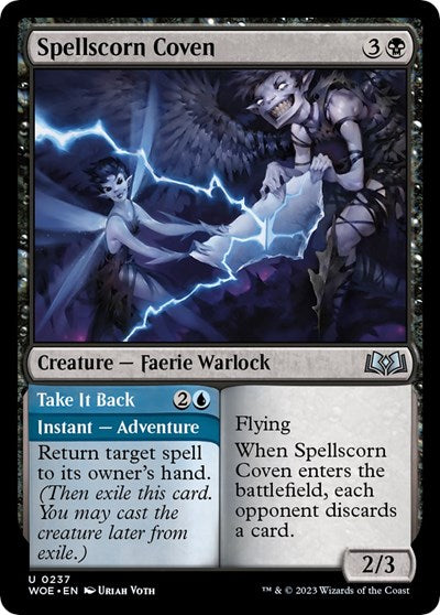 Spellscorn Coven (Wilds of Eldraine) Light Play Foil