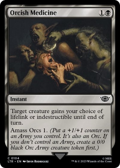 Orcish Medicine (Universes Beyond: The Lord of the Rings: Tales of Middle-earth) Near Mint Foil
