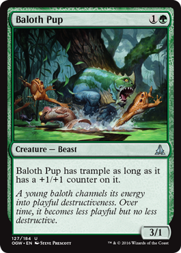 Baloth Pup (Oath of the Gatewatch) Light Play Foil