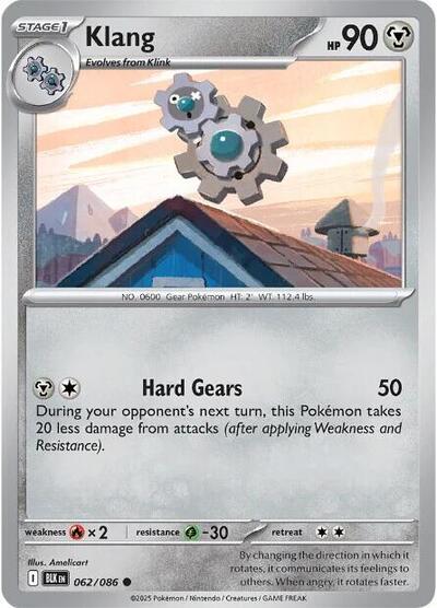 Klang (SV: Black Bolt) Near Mint Reverse Holofoil