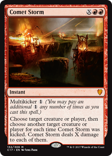 Comet Storm (Commander 2017) Light Play