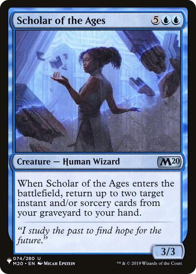 Scholar of the Ages (The List) Near Mint