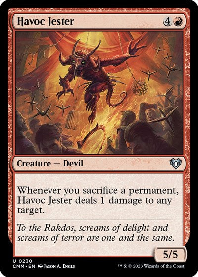 Havoc Jester (Commander Masters) Near Mint Foil