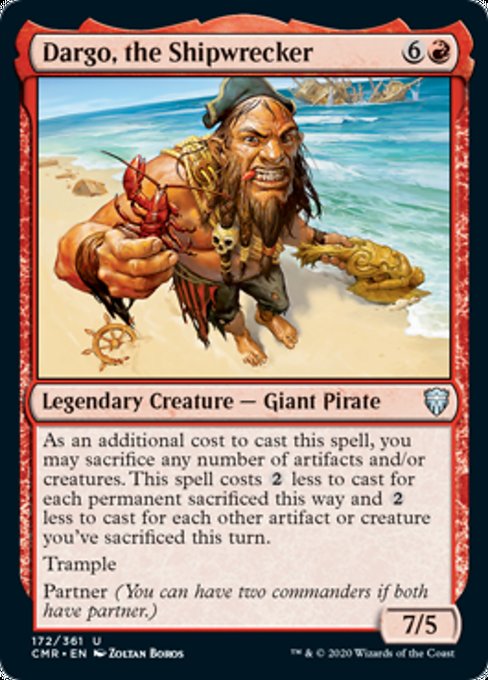 Dargo, the Shipwrecker (Commander Legends) Light Play Foil