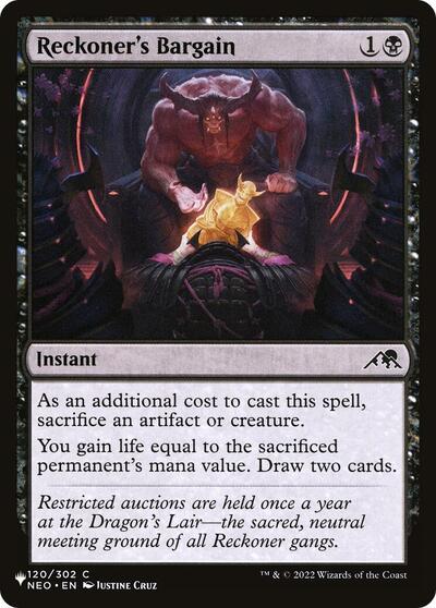 Reckoner's Bargain (The List) Near Mint