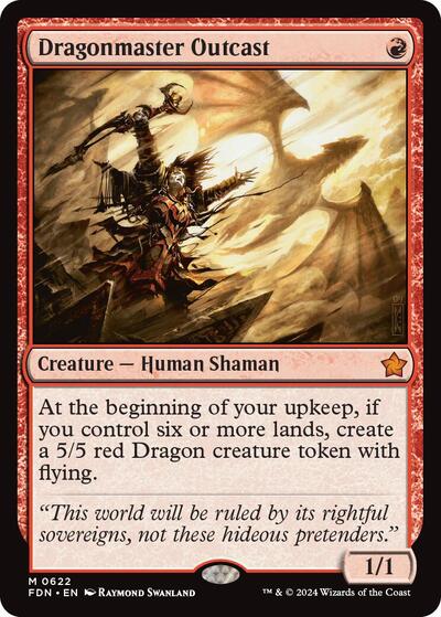 Dragonmaster Outcast (Foundations) Light Play
