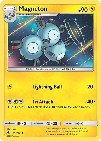 Magneton (SM - Unified Minds) Near Mint Reverse Holofoil