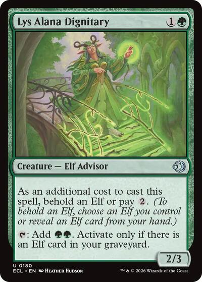 Lys Alana Dignitary (Lorwyn Eclipsed) Near Mint