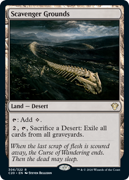 Scavenger Grounds (Commander 2020 Ikoria) Light Play