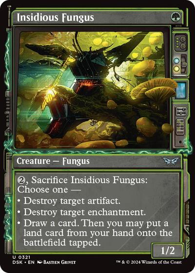 Insidious Fungus (Showcase) (Duskmourn: House of Horror) Near Mint Foil