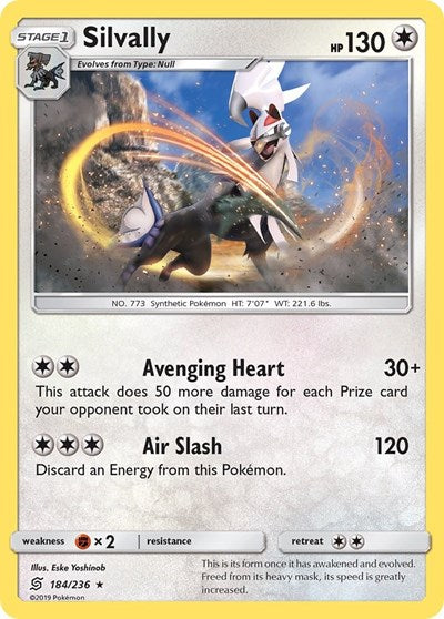 Silvally (SM - Unified Minds) Near Mint Reverse Holofoil