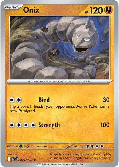 Onix (ME01: Mega Evolution) Near Mint Reverse Holofoil