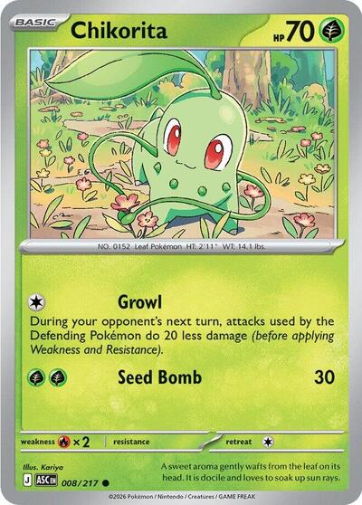 Chikorita (ME: Ascended Heroes) Near Mint
