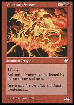 Volcanic Dragon (Mirage) Light Play