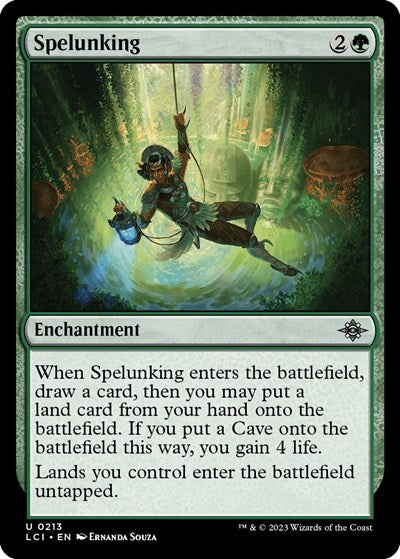 Spelunking (The Lost Caverns of Ixalan) Near Mint Foil