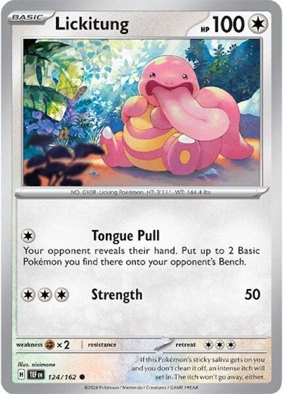 Lickitung - 124 (SV05: Temporal Forces) Near Mint