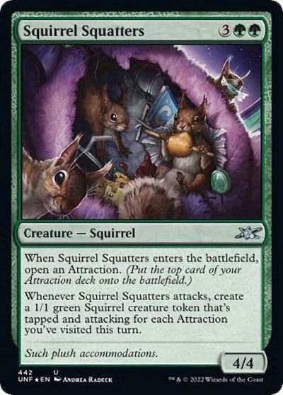 Squirrel Squatters (Unfinity) Light Play