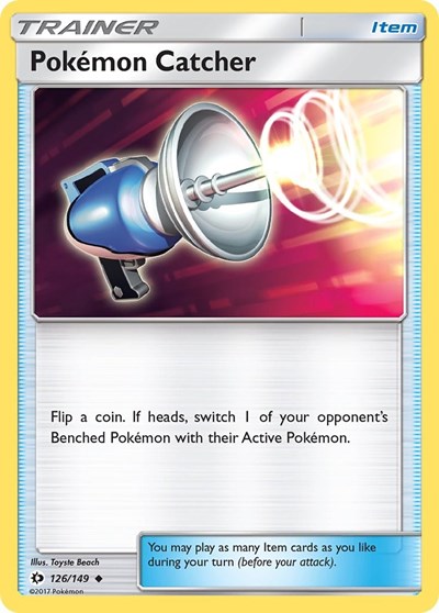 Pokemon Catcher (SM Base Set) Near Mint
