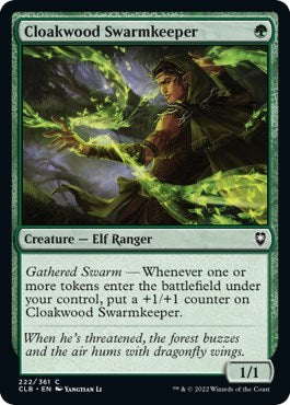 Cloakwood Swarmkeeper (Commander Legends: Battle for Baldur's Gate) Light Play Foil