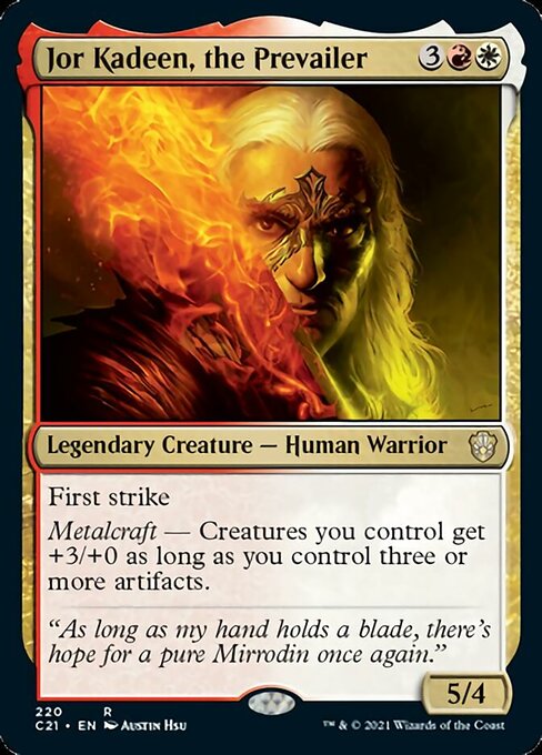 Jor Kadeen, the Prevailer (Commander 2021 Strixhaven) Light Play