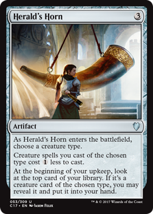 Herald's Horn (Commander 2017) Light Play