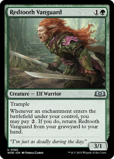 Redtooth Vanguard (Wilds of Eldraine) Near Mint Foil