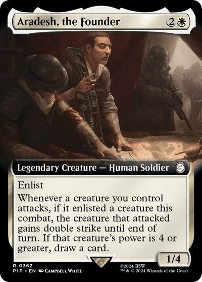 Aradesh, the Founder (Extended Art) (Universes Beyond: Fallout) Light Play