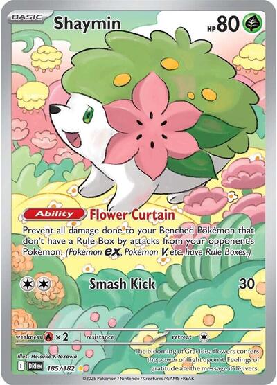 Shaymin - 185 (SV10: Destined Rivals) Near Mint Holofoil
