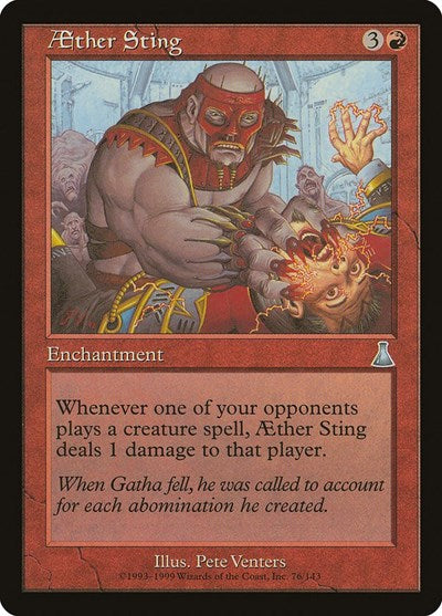 Aether Sting (Urza's Destiny) Light Play