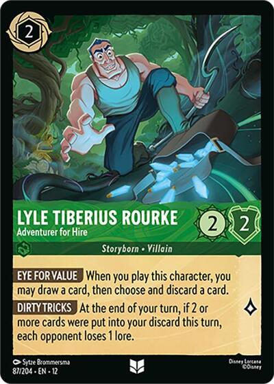 Lyle Tiberius Rourke - Adventurer for Hire (Wilds Unknown) Near Mint