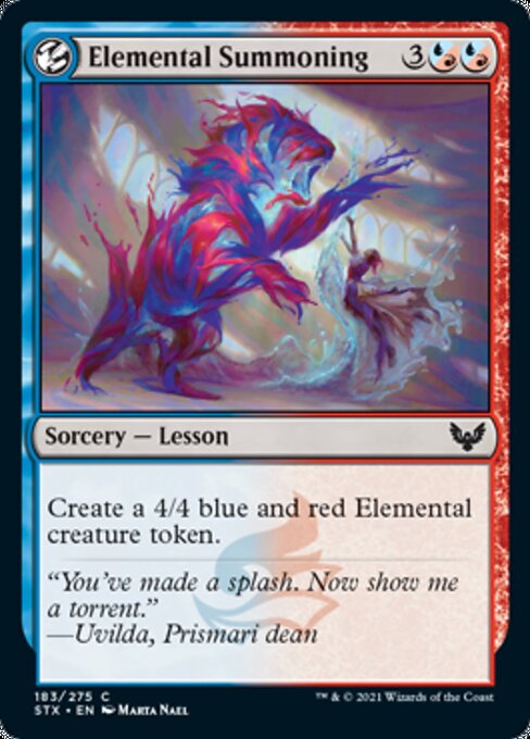 Elemental Summoning (Strixhaven) Near Mint Foil