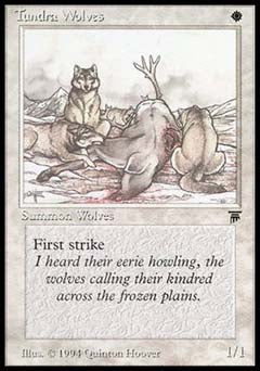 Tundra Wolves (Legends) Light Play
