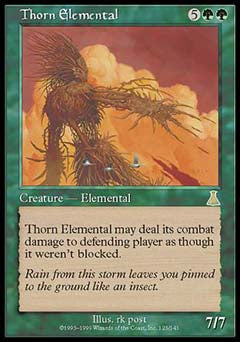 Thorn Elemental (Urza's Destiny) Light Play