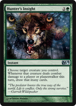 Hunter's Insight (Magic 2012 Core Set) Light Play