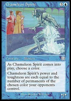 Chameleon Spirit (Mercadian Masques) Light Play