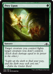 Prey Upon (Guilds of Ravnica) Light Play Foil