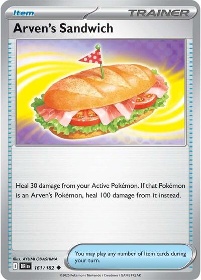 Arven's Sandwich (SV10: Destined Rivals) Near Mint Reverse Holofoil