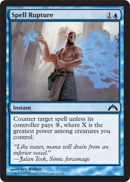 Spell Rupture (Gatecrash) Light Play Foil