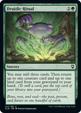 Druidic Ritual (Commander Legends: Battle for Baldur's Gate) Light Play Foil