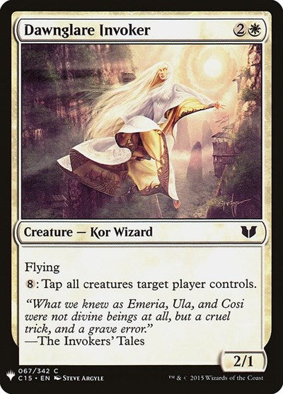 Dawnglare Invoker (Mystery Booster) Light Play