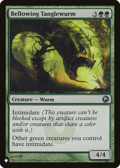 Bellowing Tanglewurm (The List) Near Mint