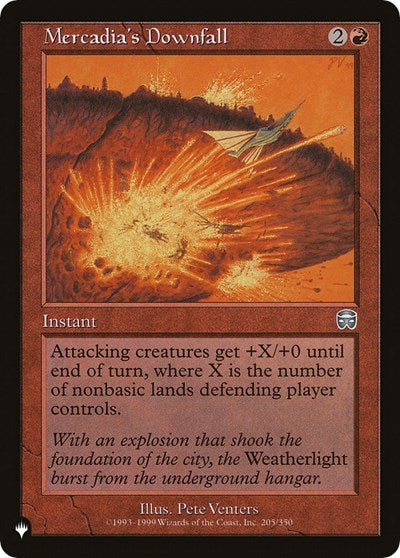Mercadia's Downfall (The List) Light Play